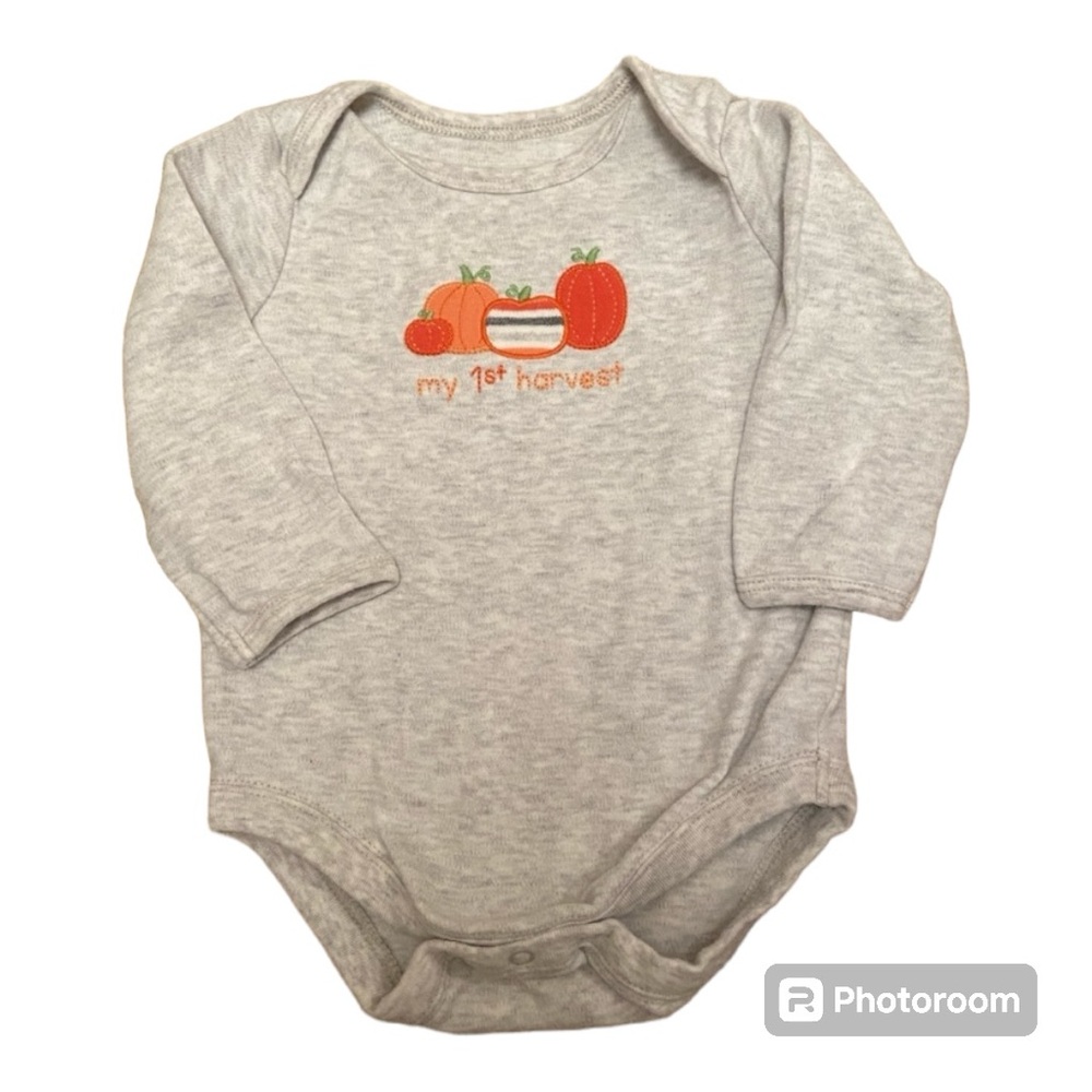 Gymboree pumpkin onesie